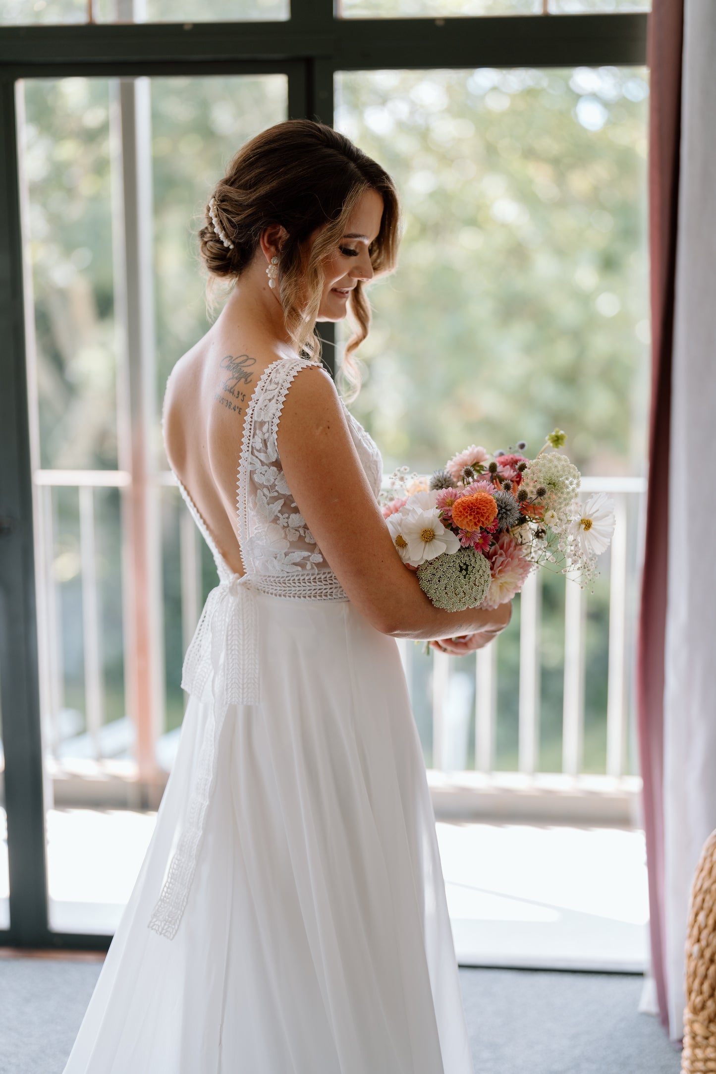 Emily - freshwater pearls beaded hair clips