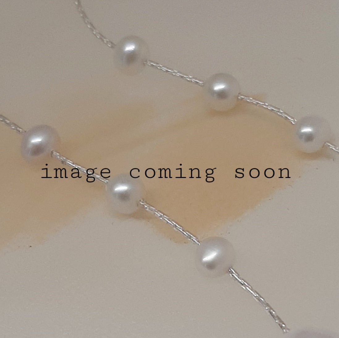 Danielle necklace and earrings - crystal pearls or freshwater pearls and sterling silver Boston chain thread cascading stud earrings, bracelet and necklace