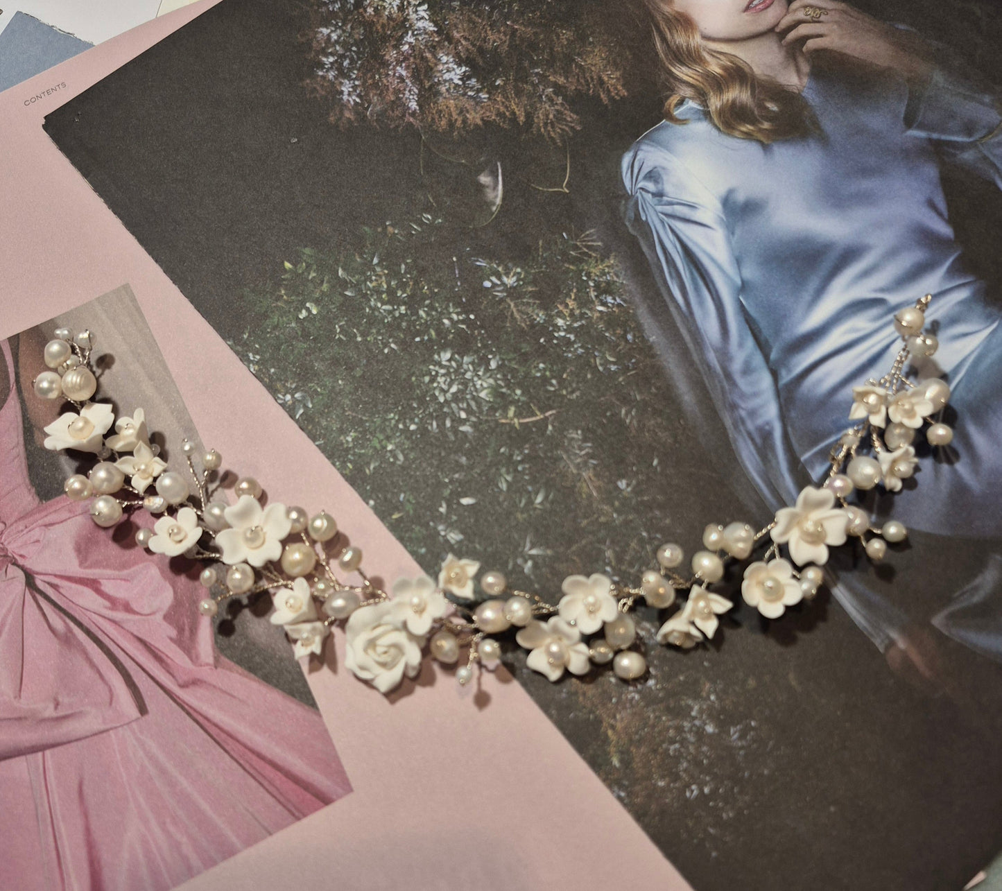 Custom AS - earrings and hair vine