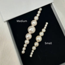 Load image into Gallery viewer, Audrey - tapered Crystal Passions sets of pearl bobby pins