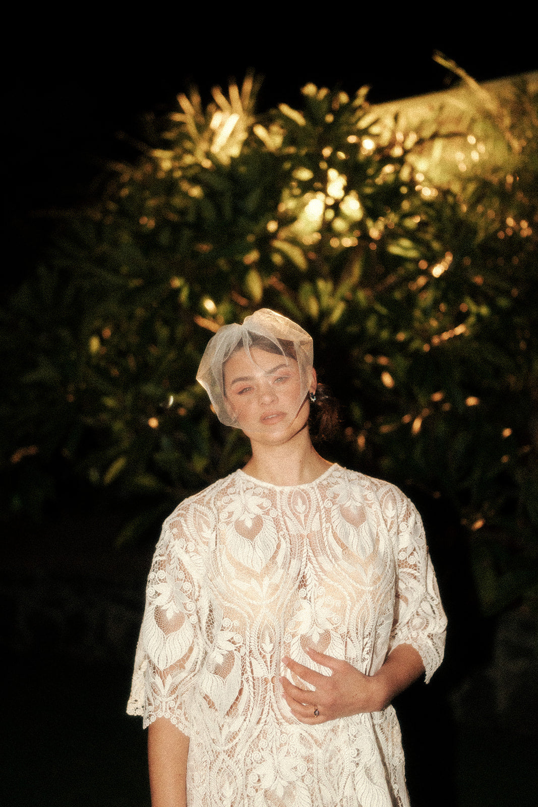 Bria- tulle birdcage veil