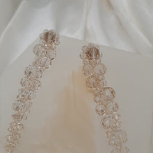 Load image into Gallery viewer, Emiliana - crystal long cascading beaded stud earrings