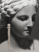 Load image into Gallery viewer, Emiliana - luscious pearls long cascading drip bead earrings