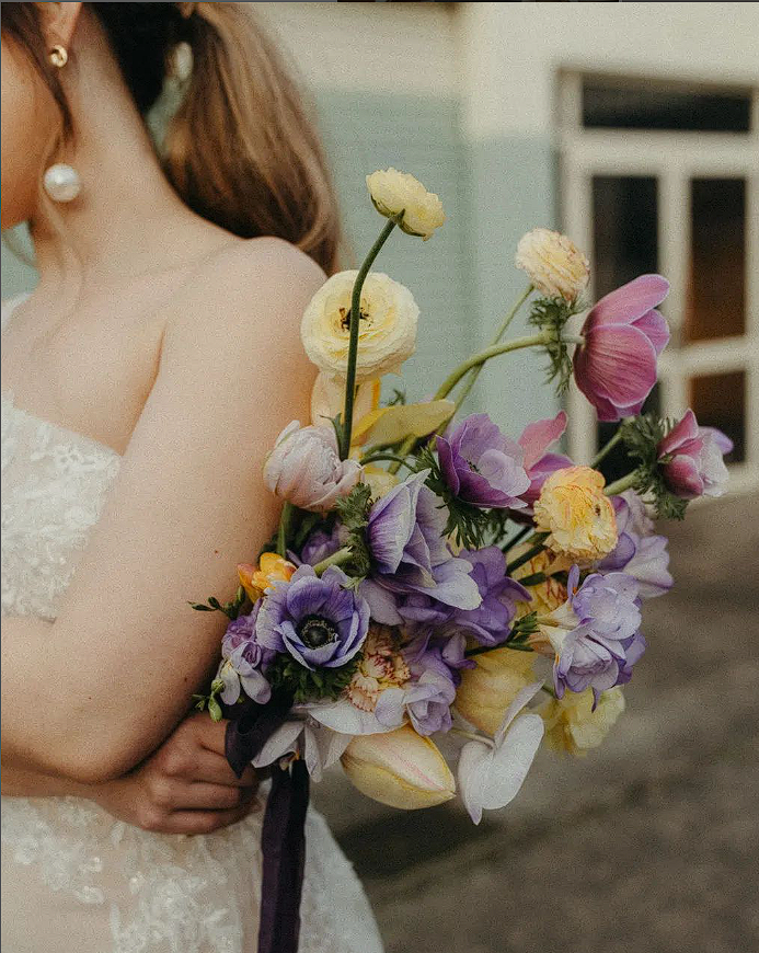 Gabby long cascading earrings large pearl drop