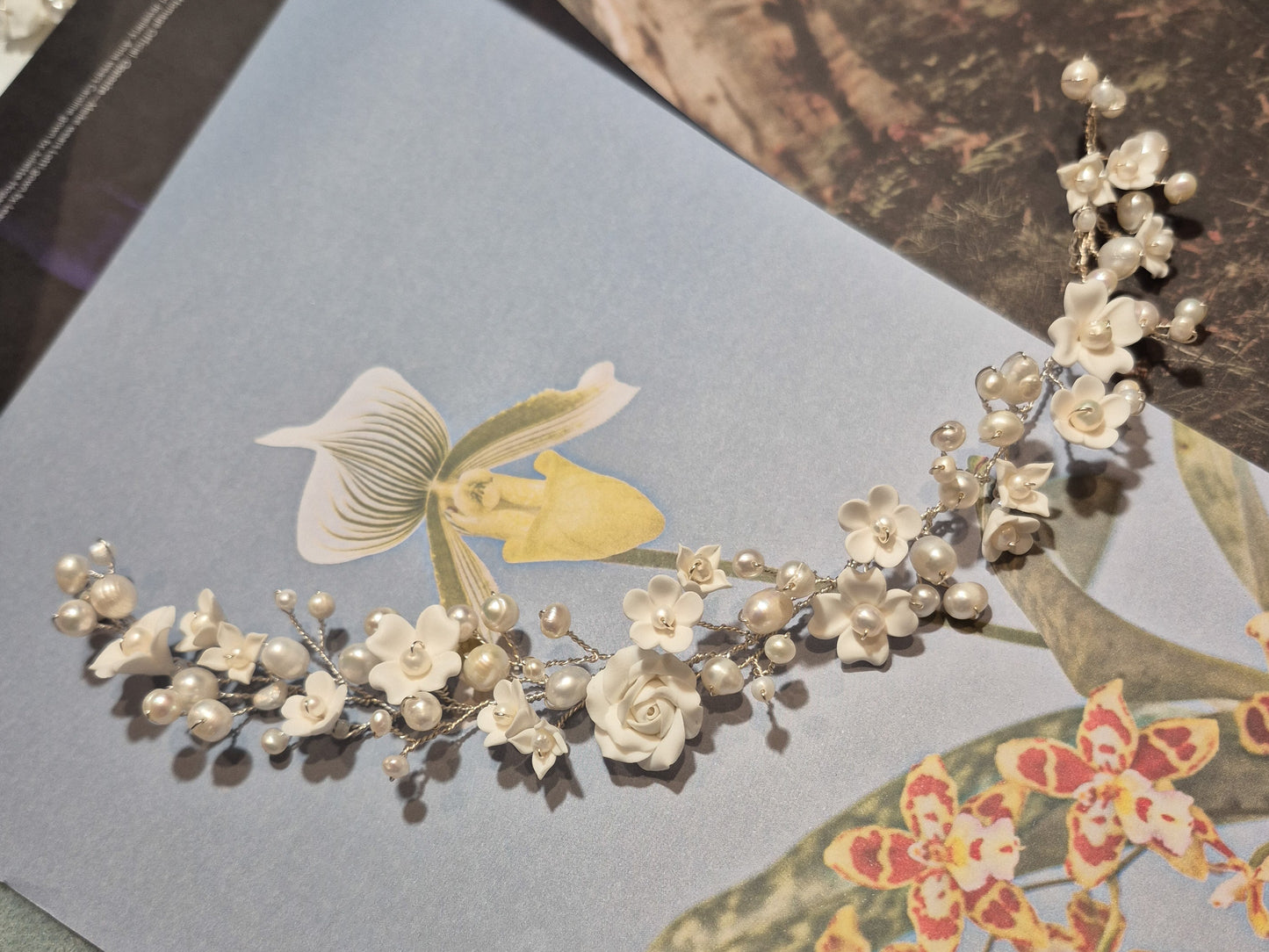 Custom AS - earrings and hair vine