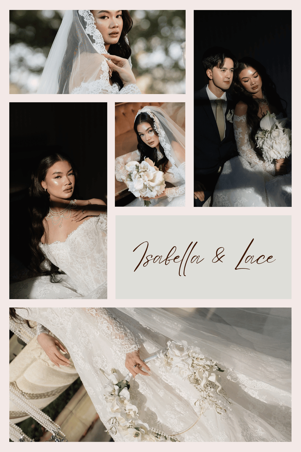 Isabella - pearl draped necklace