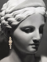 Load image into Gallery viewer, Mirabella - luscious pearls cascading drip bead stud earrings