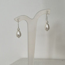 Load image into Gallery viewer, Alice - stud or earwire pearl drop earrings