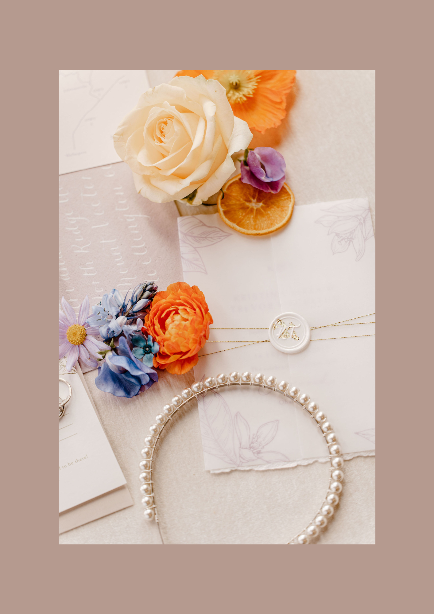 Olivia - shell bead pearls headband in different sizes