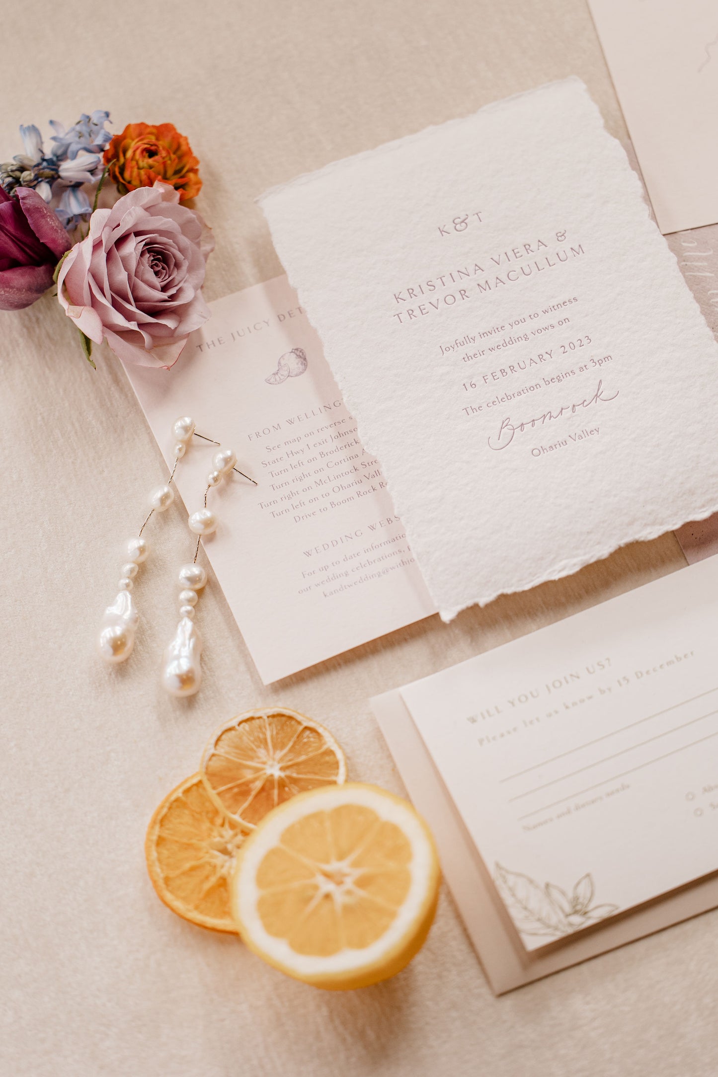 CONTESSA - glorious natural cultured freshwater pearls and sterling silver Boston chain thread cascading stud earrings