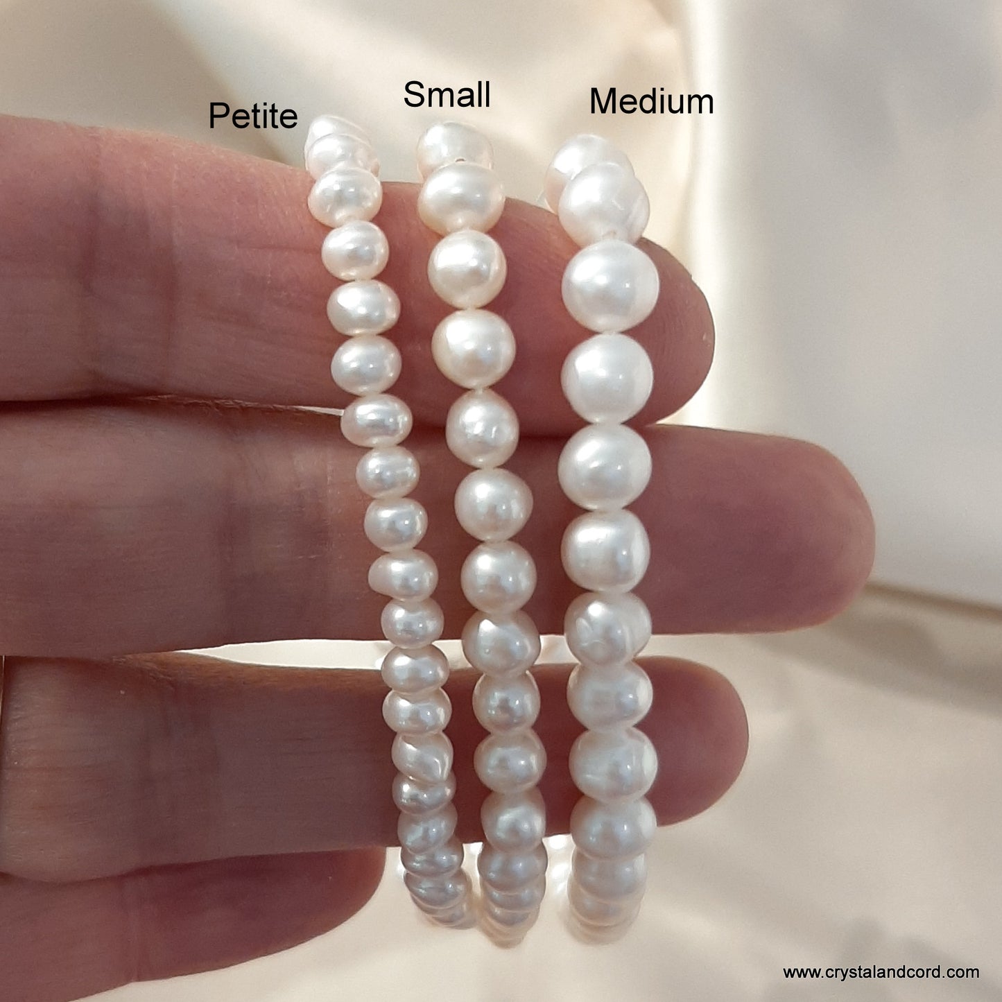 Esther - freshwater pearls sterling silver toggle clasp and bead charm bracelet