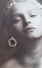 Load image into Gallery viewer, Sienna - freshwater pearls and crystals beaded hoop earrings and studs