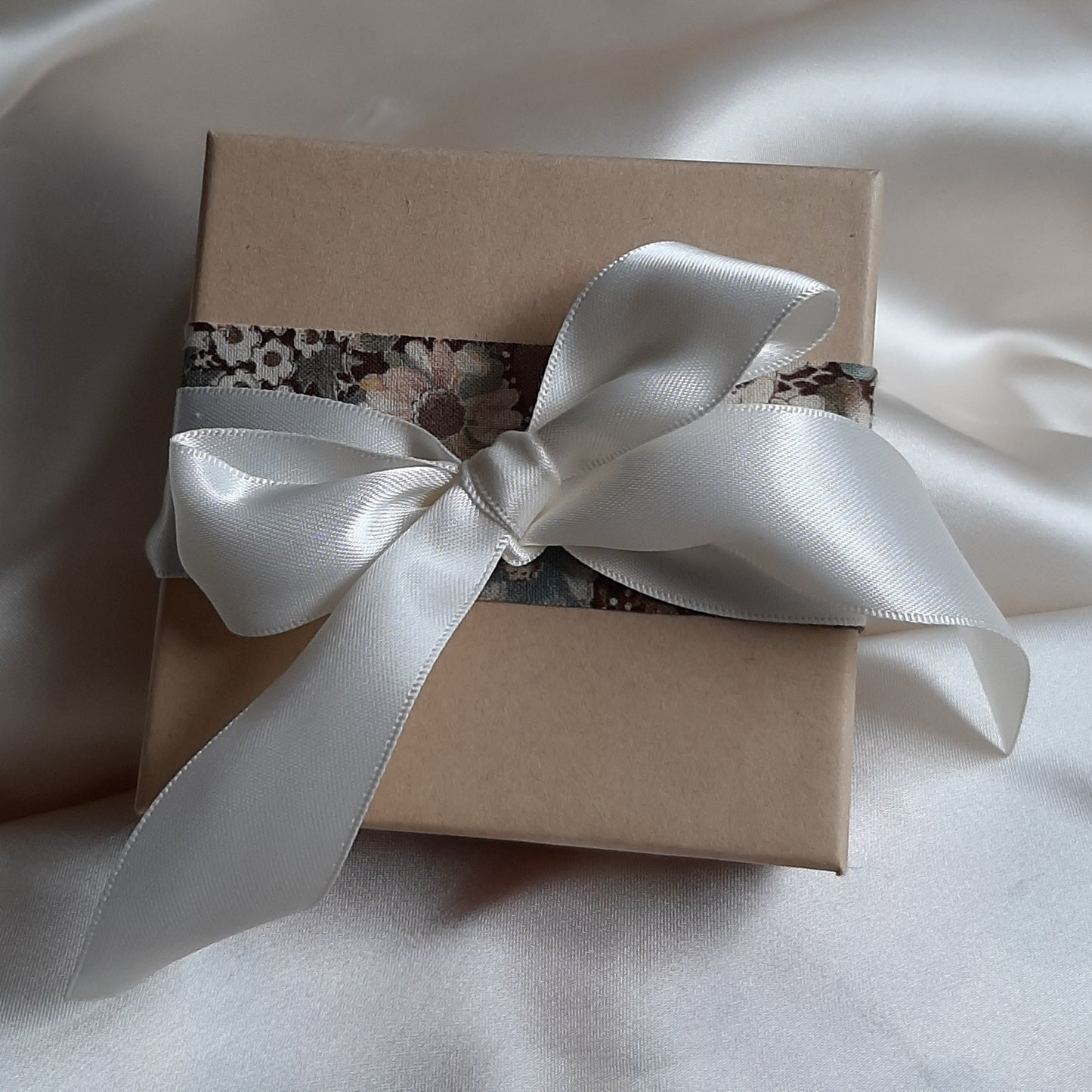 Monstera leaf, cascading pearls and silver tone round glass bead drop stud earrings