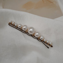 Load image into Gallery viewer, Audrey - tapered Crystal Passions sets of pearl bobby pins