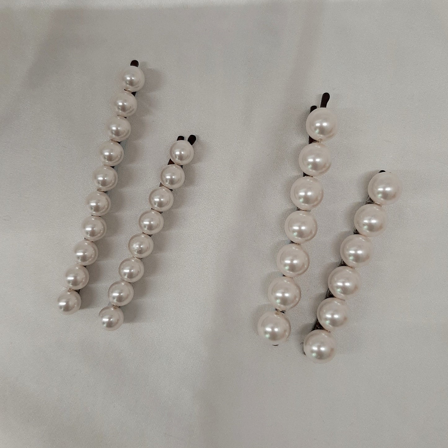 Audrey - Crystal Passions sets of pearl bobby pins