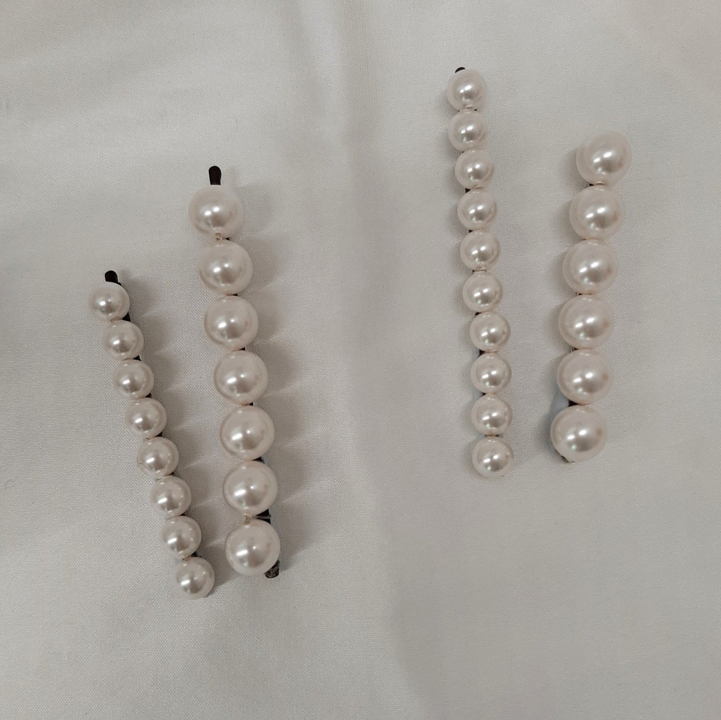 Audrey - Crystal Passions sets of pearl bobby pins