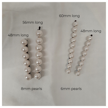 Load image into Gallery viewer, Audrey - Crystal Passions sets of pearl bobby pins