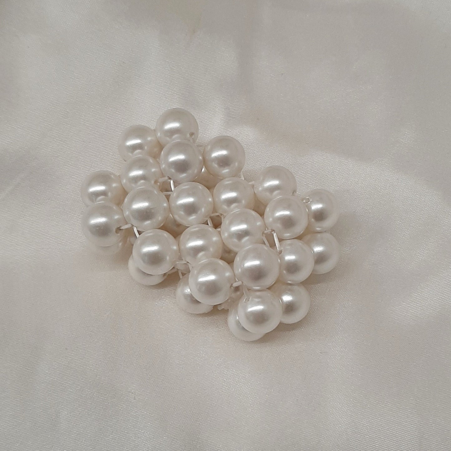 Charlie - crystal pearls hair tie for ponytail