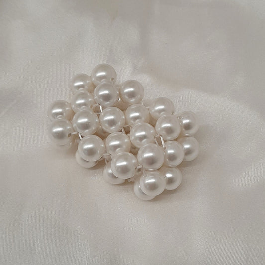 Charlie - crystal pearls hair tie for ponytail