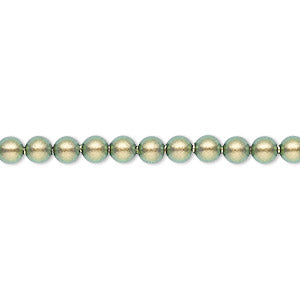 Skye - pastel coloured pearls stretch bracelet with brass tube