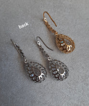 Load image into Gallery viewer, Kirsty - Cubic Zirconia crystal clear silver or gold tone drop earrings