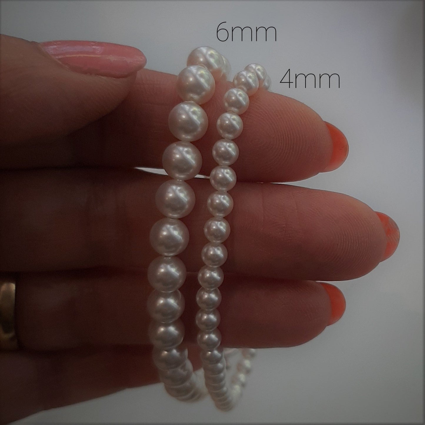 Mackenzie - crystal pearls and toggle clasp bracelet