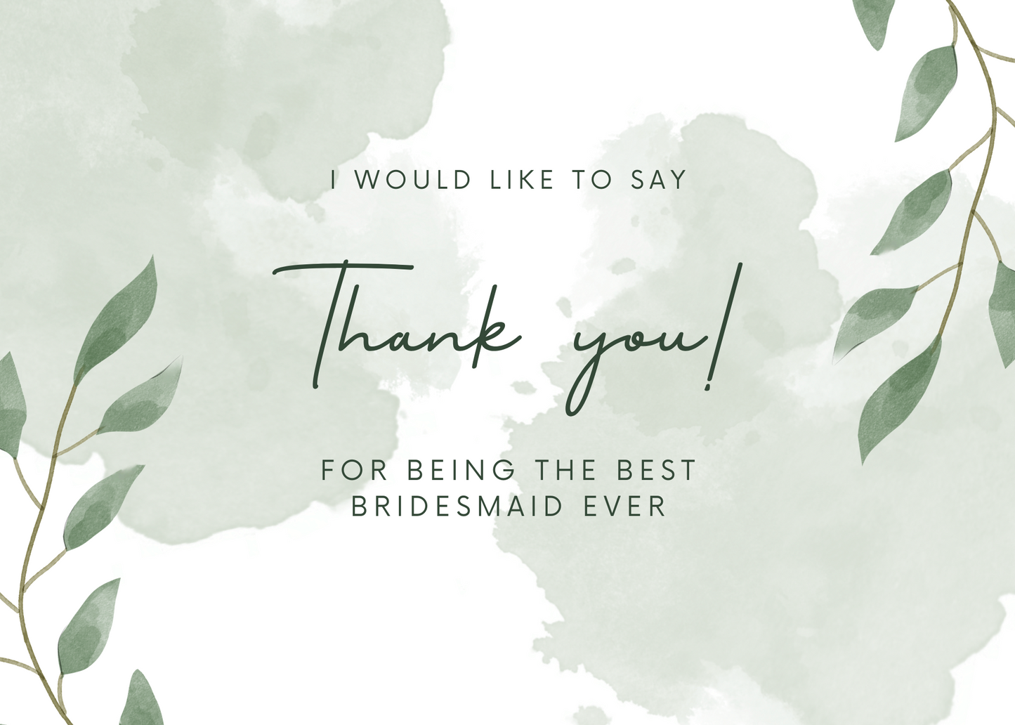 Gift Bag - reusable clear carry bag and gift card