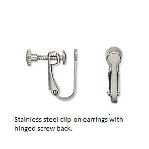 Bree - Swarovski crystal long cascading cluster clip-on stud drop earrings